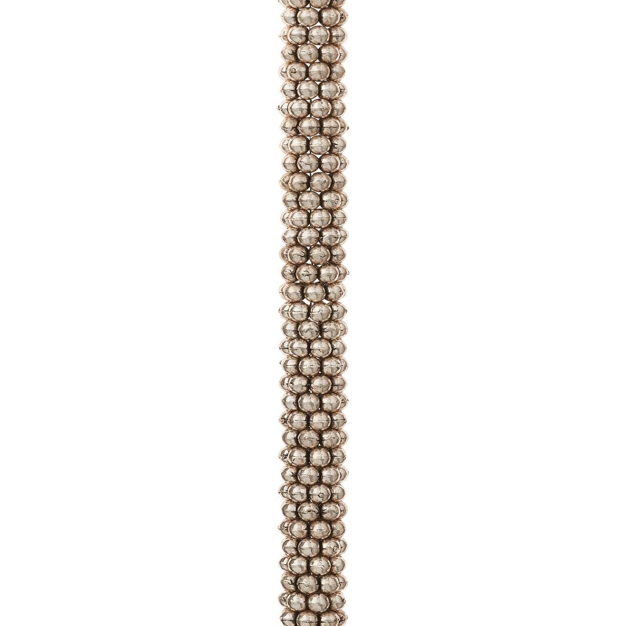 12 Pack: Silver Metal Rondelle Beads, 8mm by Bead Landing™